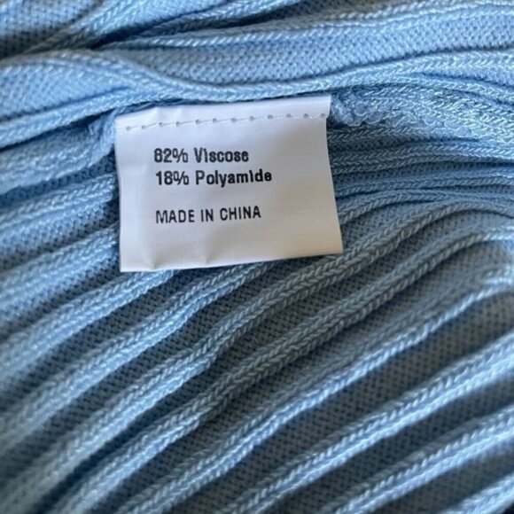 AMAZON - MEROKEETY | Ribbed Knit Polo Button Dress | Sky Blue | Size L | NWT - Picture 10 of 10